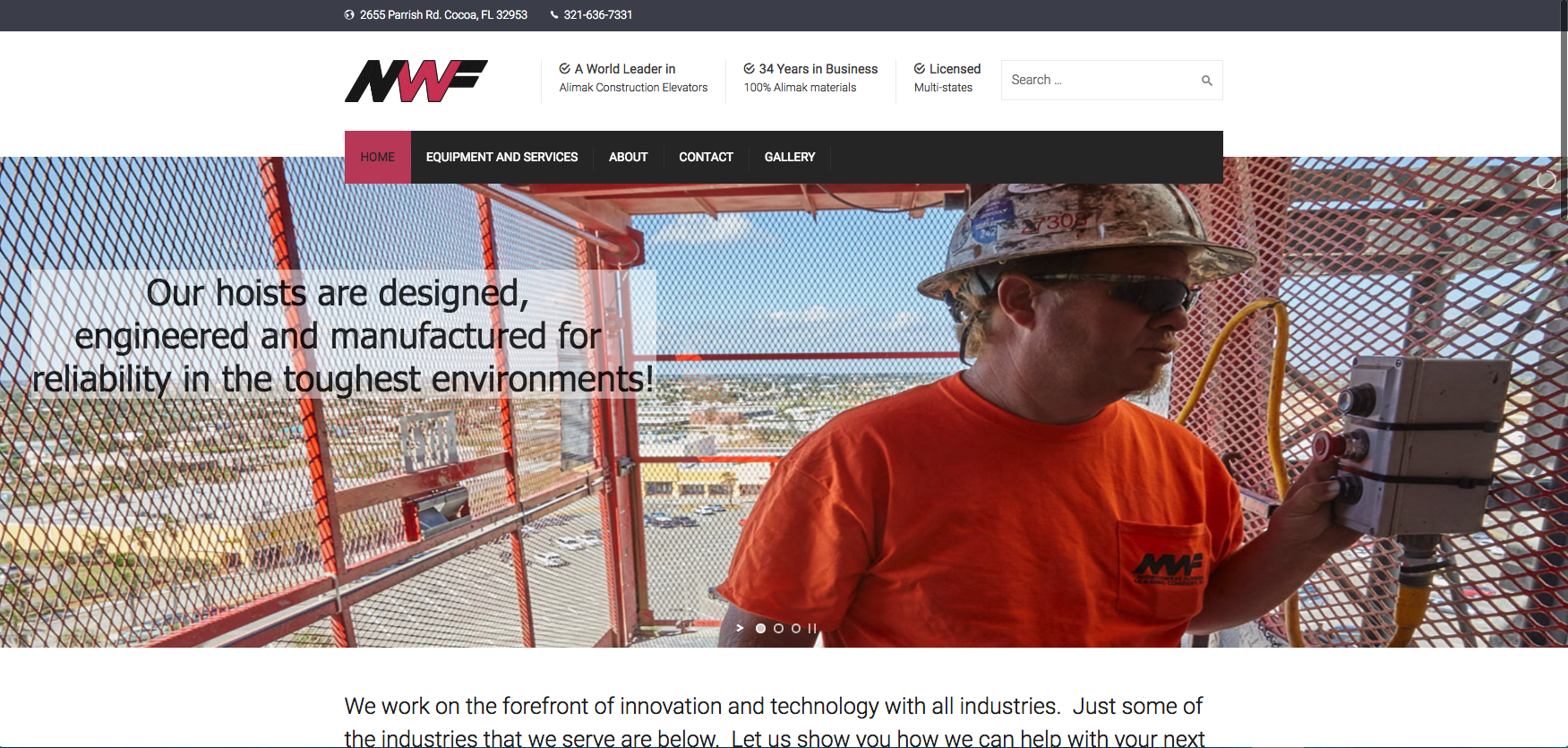 website design industrial